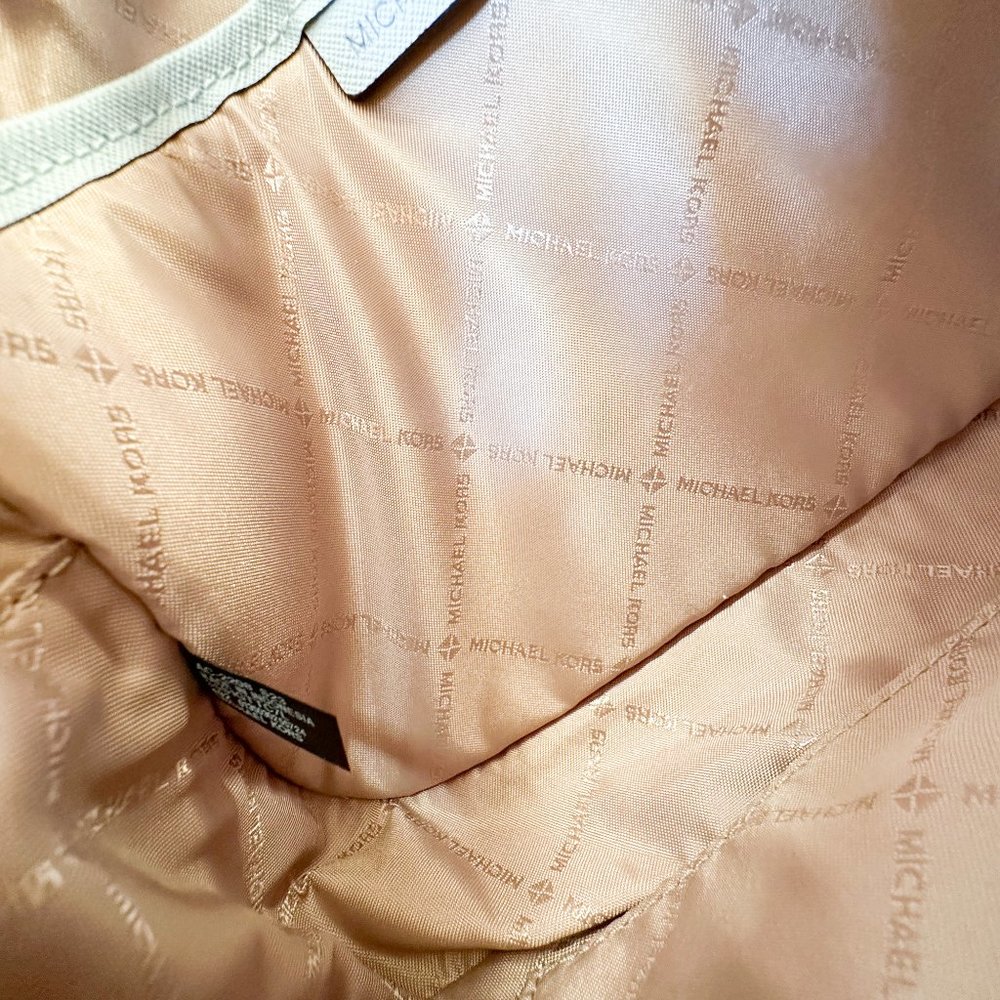 Michael Kors Jet Set Item East West Chain Crossbody Shoulder Bag Vista Blue - Picture 12 of 12